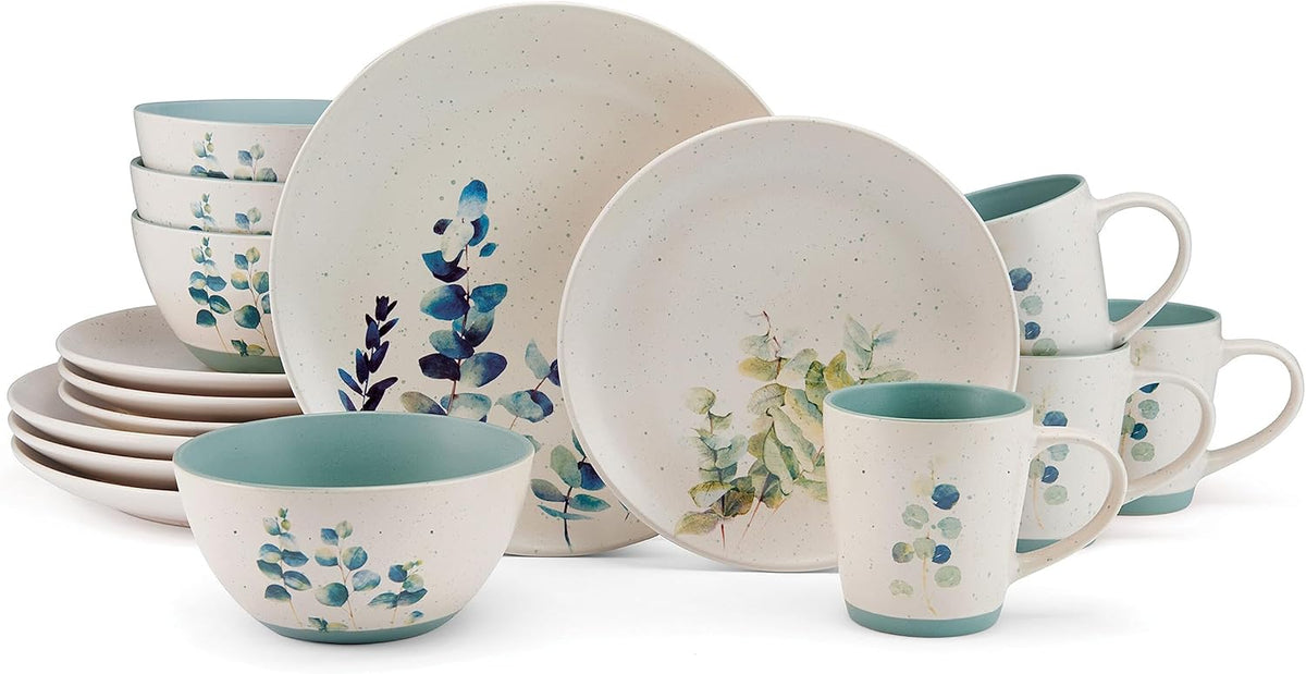 16 Piece Dinnerware Set, Floral Multicolor Z99927