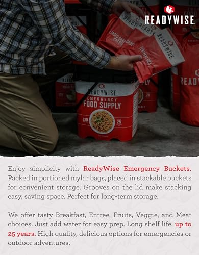 132 Servings Freeze-Dried Emergency Food Supply R266644