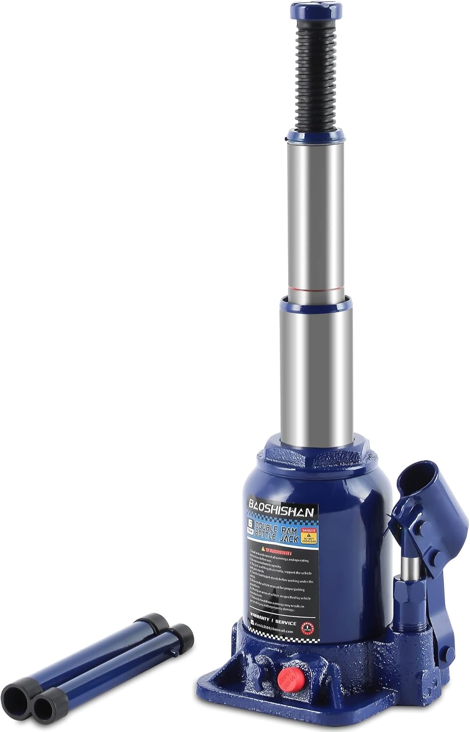 6 Ton Double Ram Hydraulic Bottle Jack Pack of 2 M1139