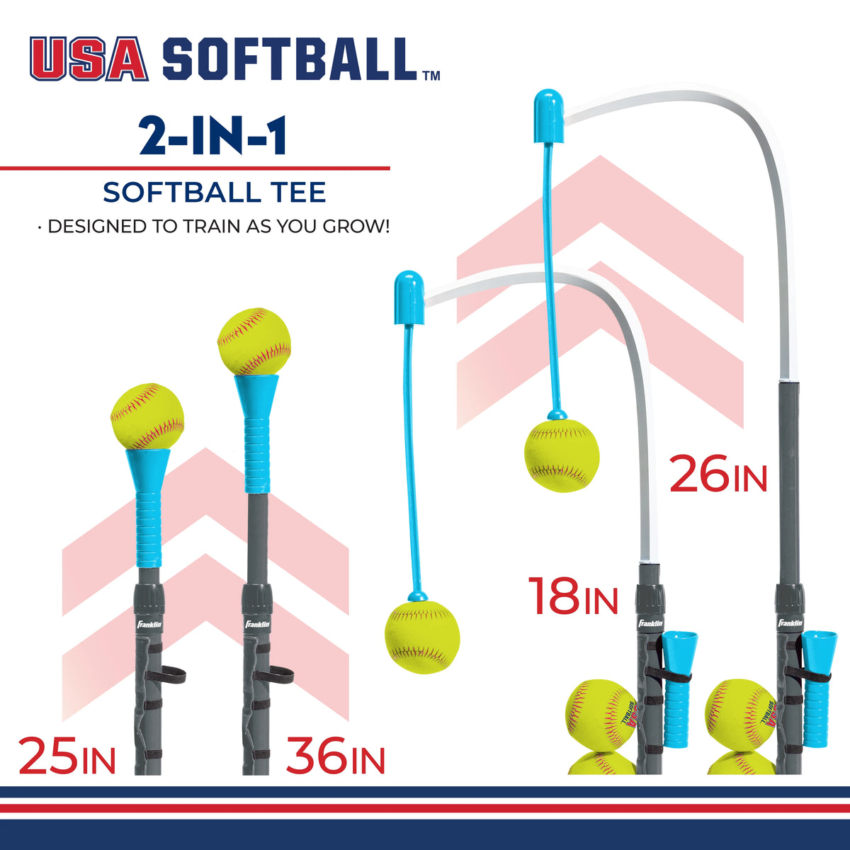 Adjustable Teeball and Softball Batting Tee I199816