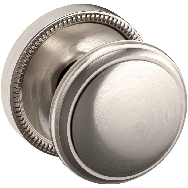 Satin Nickel Passage Set Knob H4091