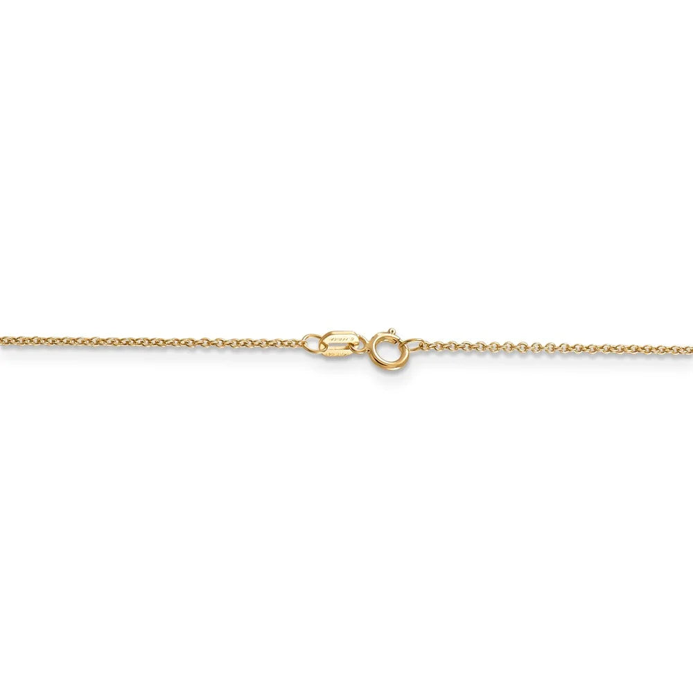 14k Yellow Gold Textured Floral Heart Locket Necklace - 18 Inch X874
