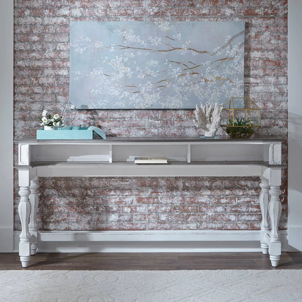 White Console Bar Table K9516