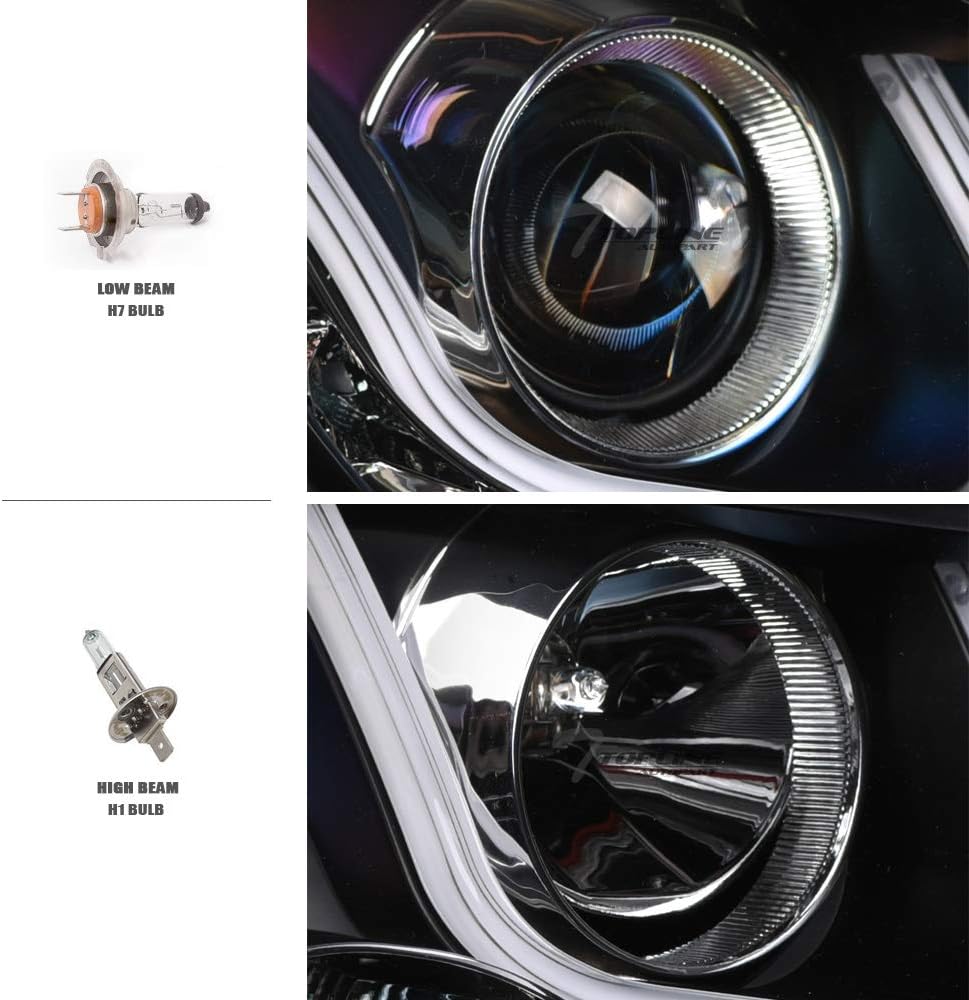 Matte Black LED Projector Headlights For Chevy Cruze P982202