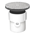 3x22 or 4x22 PVC Adjustable Cleanout with Chrome Cover S3361