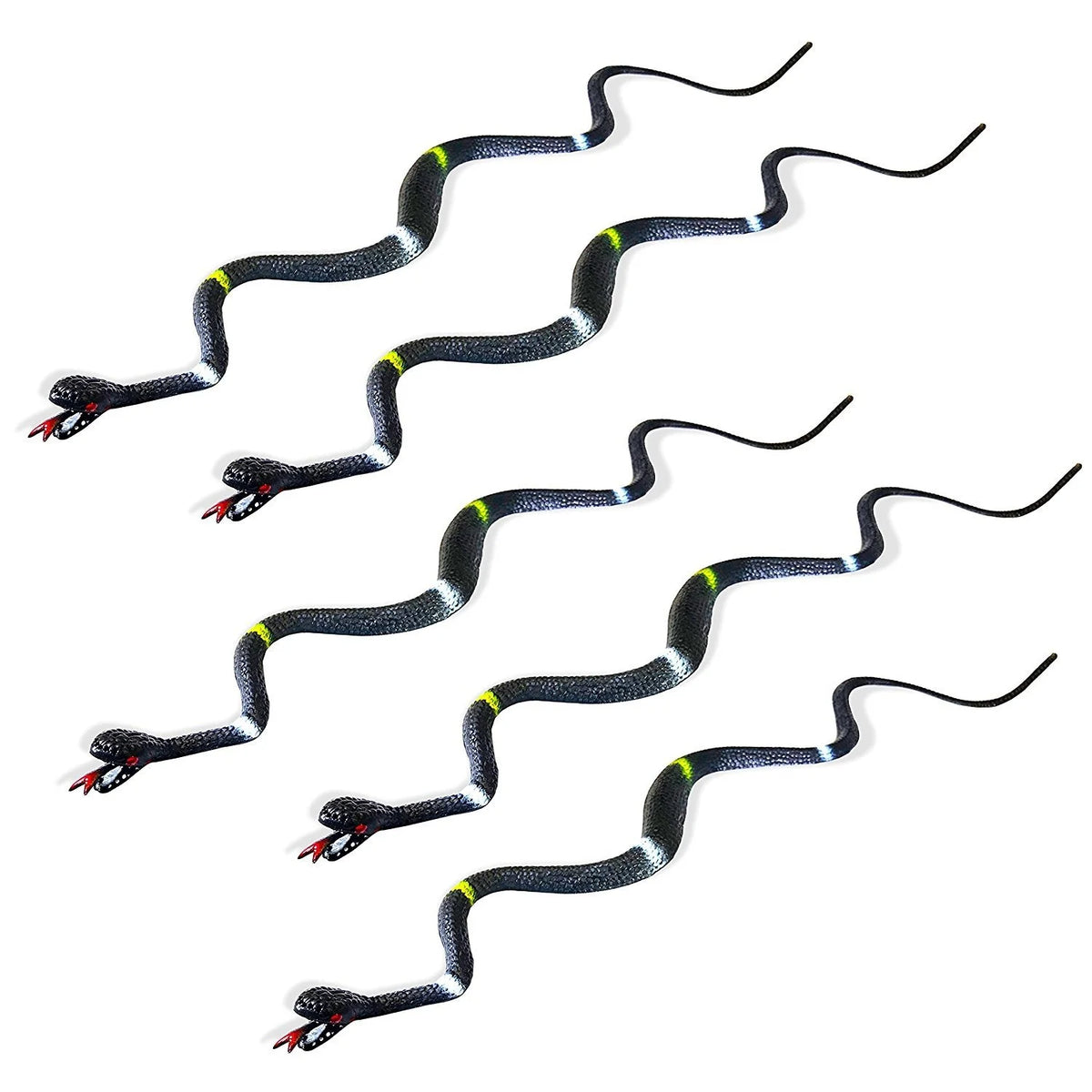 12 Pack Toy Vinyl Snakes O3190