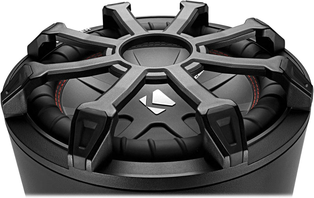 10" 800w Marine Loaded Subwoofer Enclosure Bundle with 2000w Mono Amplifier and Install Wire Kit (3 Items) O24277