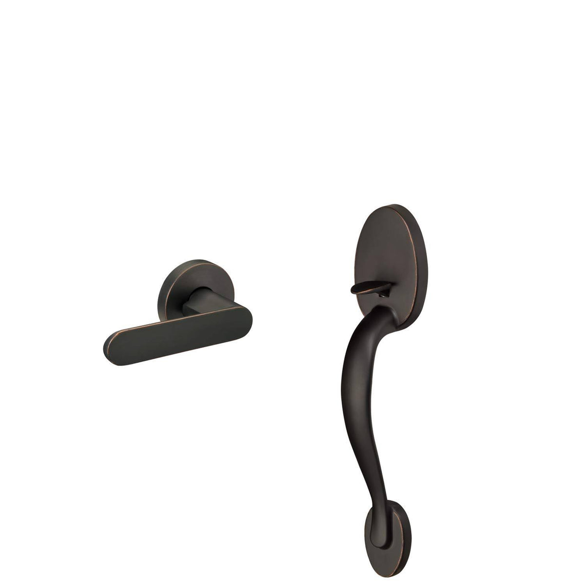 Oil Rubbed Bronze Interior Lever Passage Handleset C64536