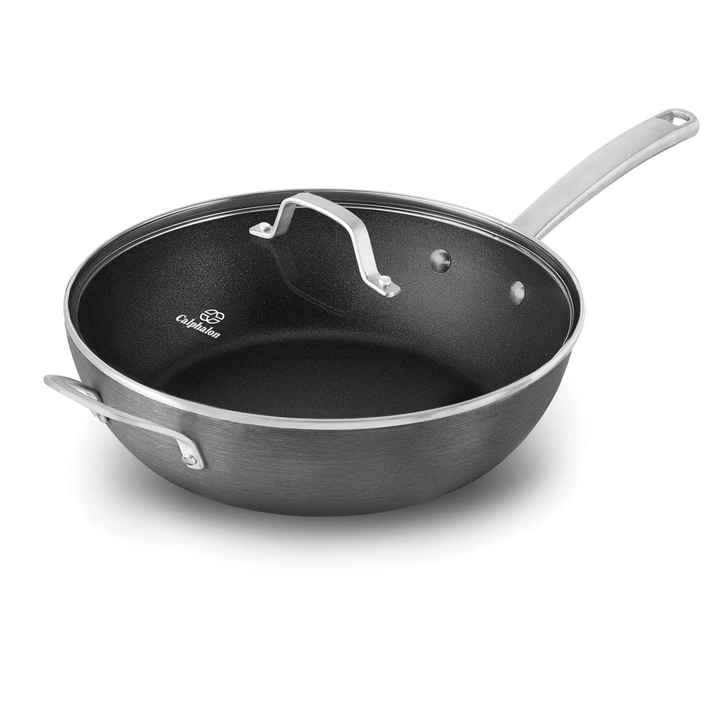 12-in. Nonstick Jumbo Fryer Pan with Cover I387