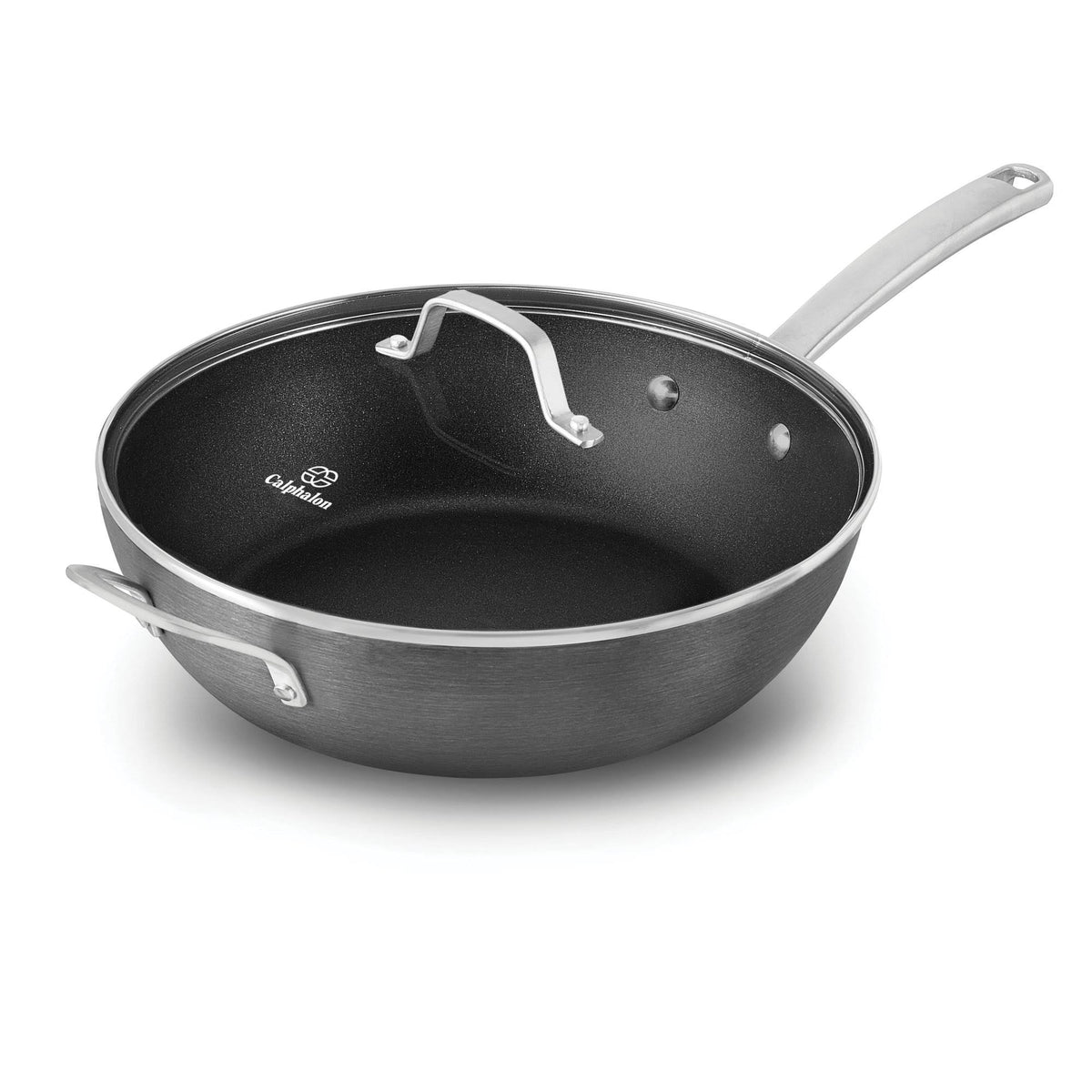 12-in. Nonstick Jumbo Fryer Pan with Cover I387