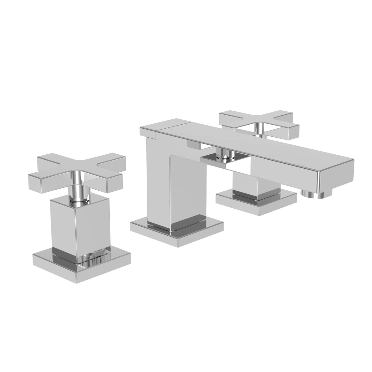 White Widespread Lavatory Faucet U92848