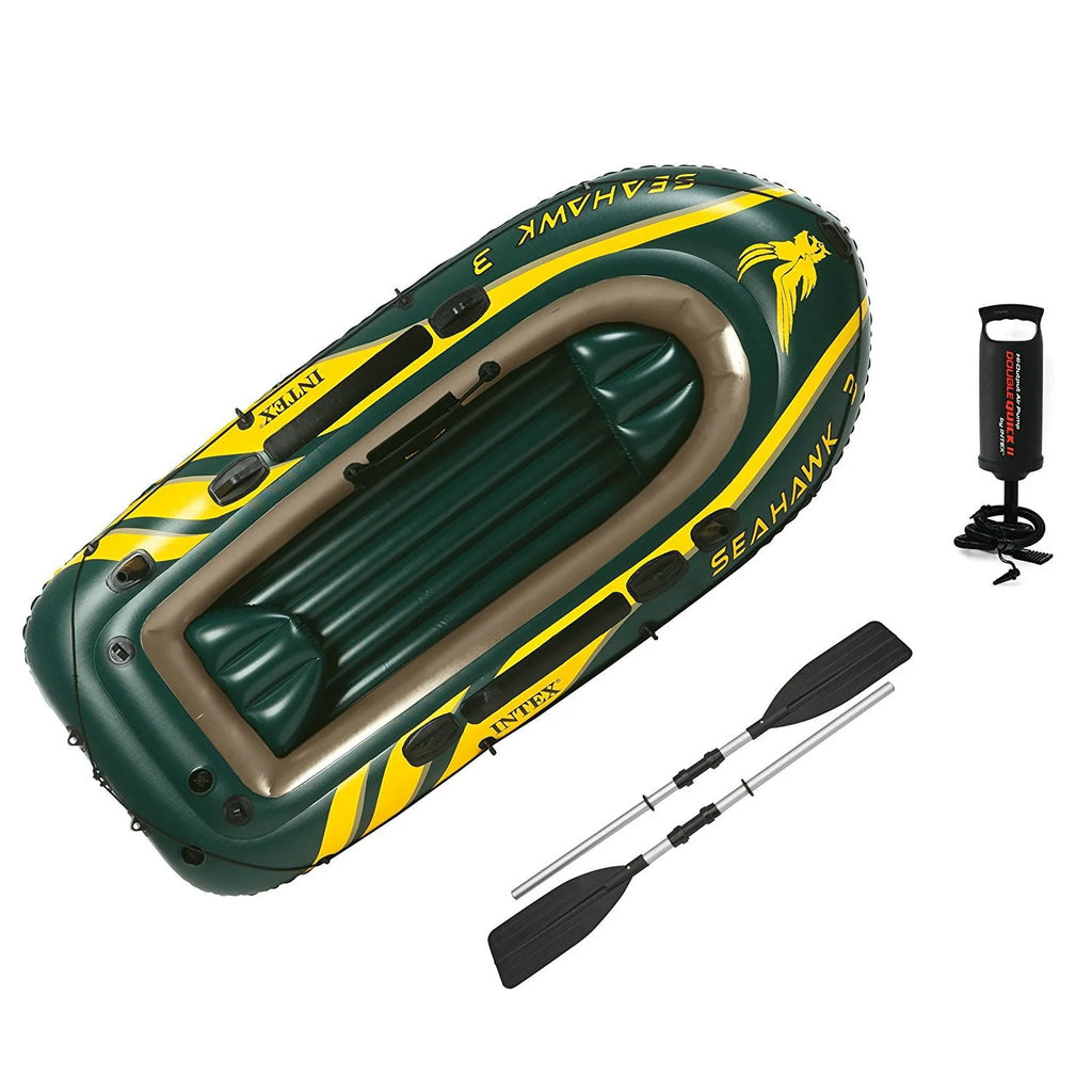 3 Person Boat Set with Oars and Pump J207366