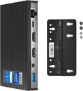 Fanless Mini PC Window11 Pro Celeron J4125 8GB/128GB Small Desktop Computer D100320