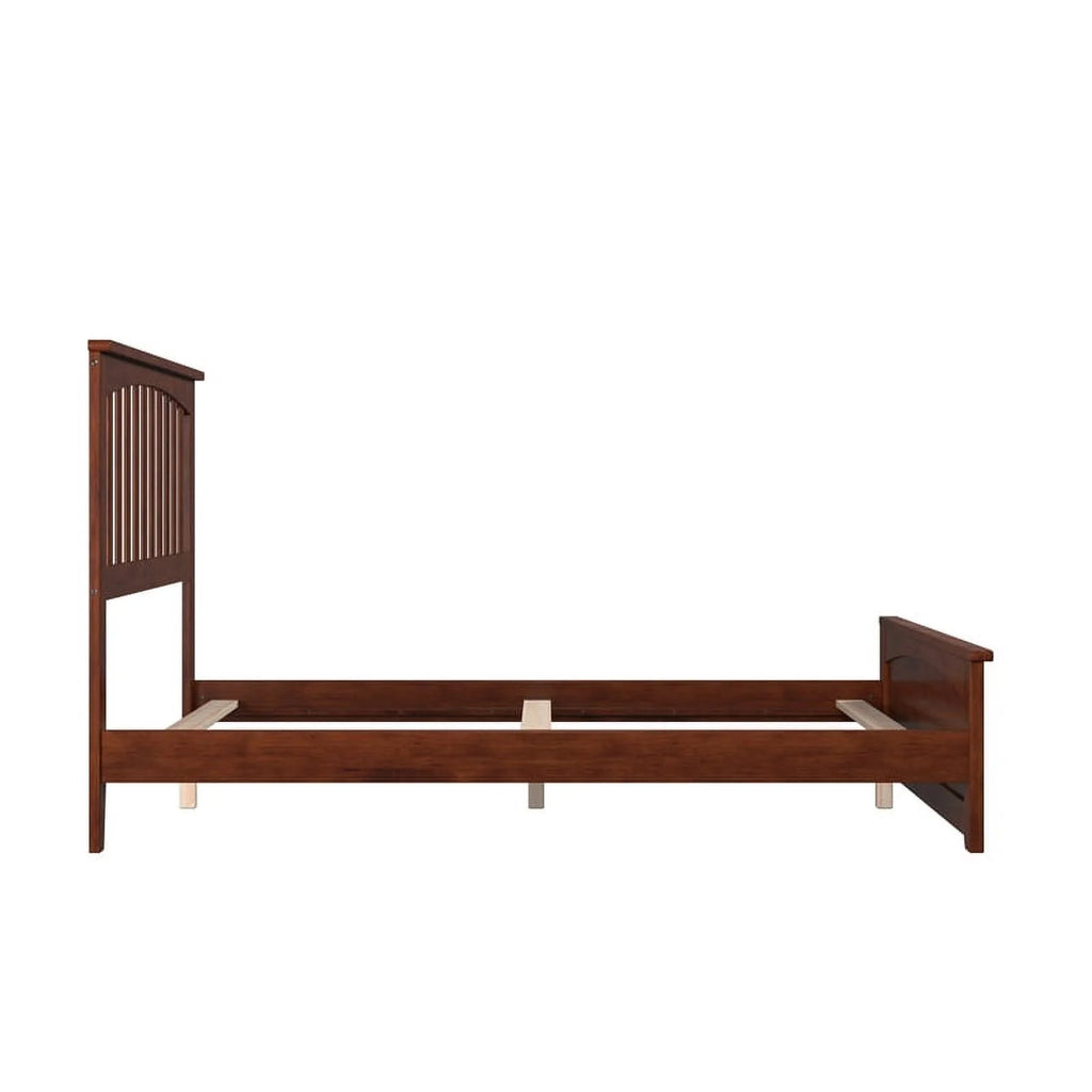 Solid Wood Full Spindle Bed with Headboard F345782