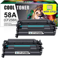 Compatible Toner Cartridge with Chip Replacement 2-Pack Black P320584