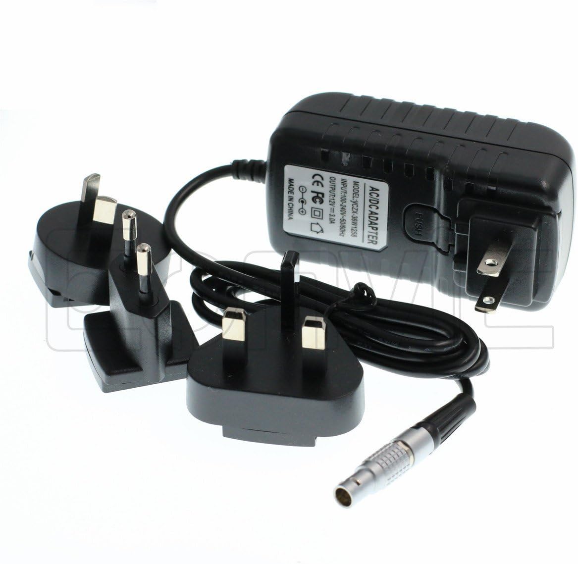 2 Pin to AC Power Supply Cable with US EU Plugs C960