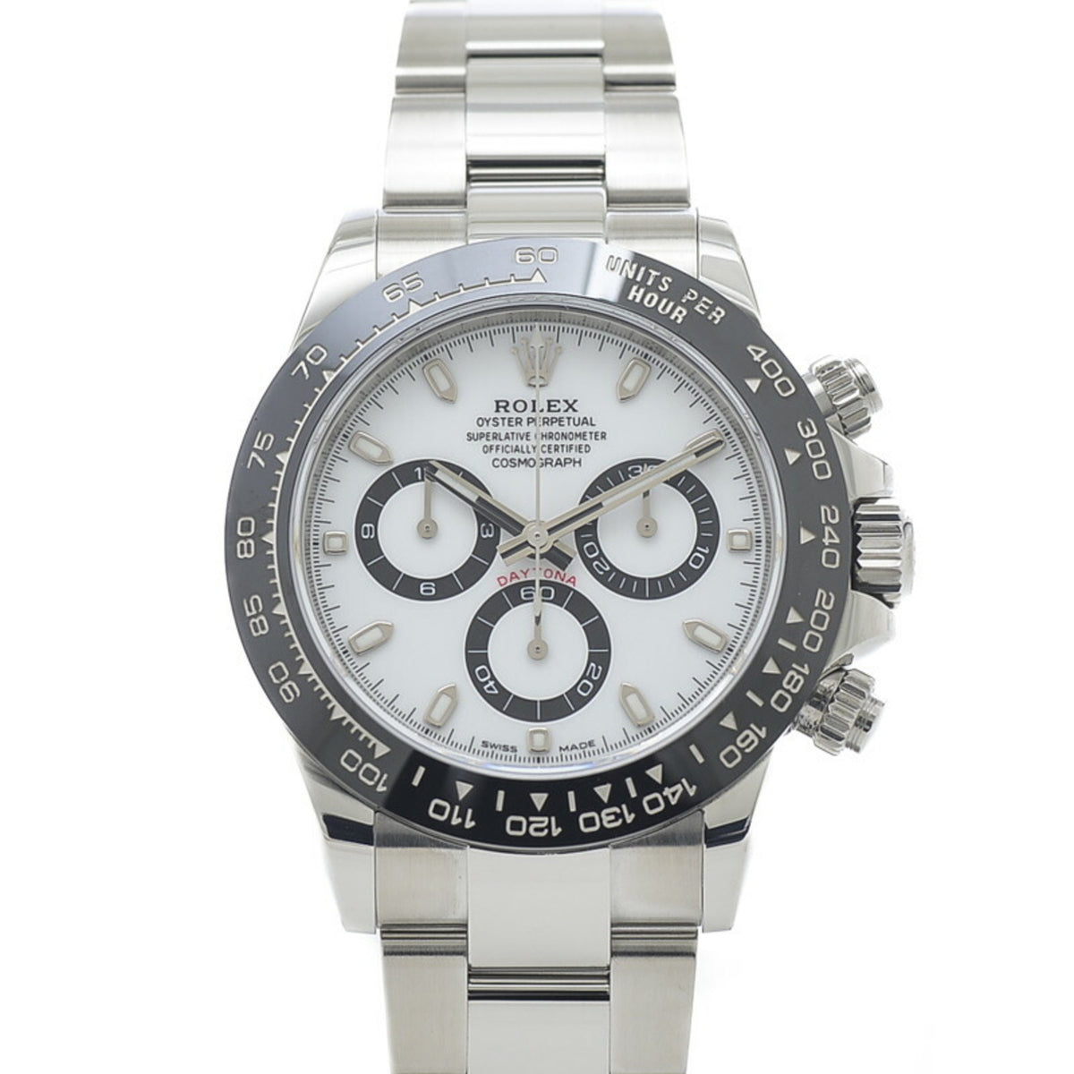 Pre-Owned Rolex Daytona Watch White Dial F111