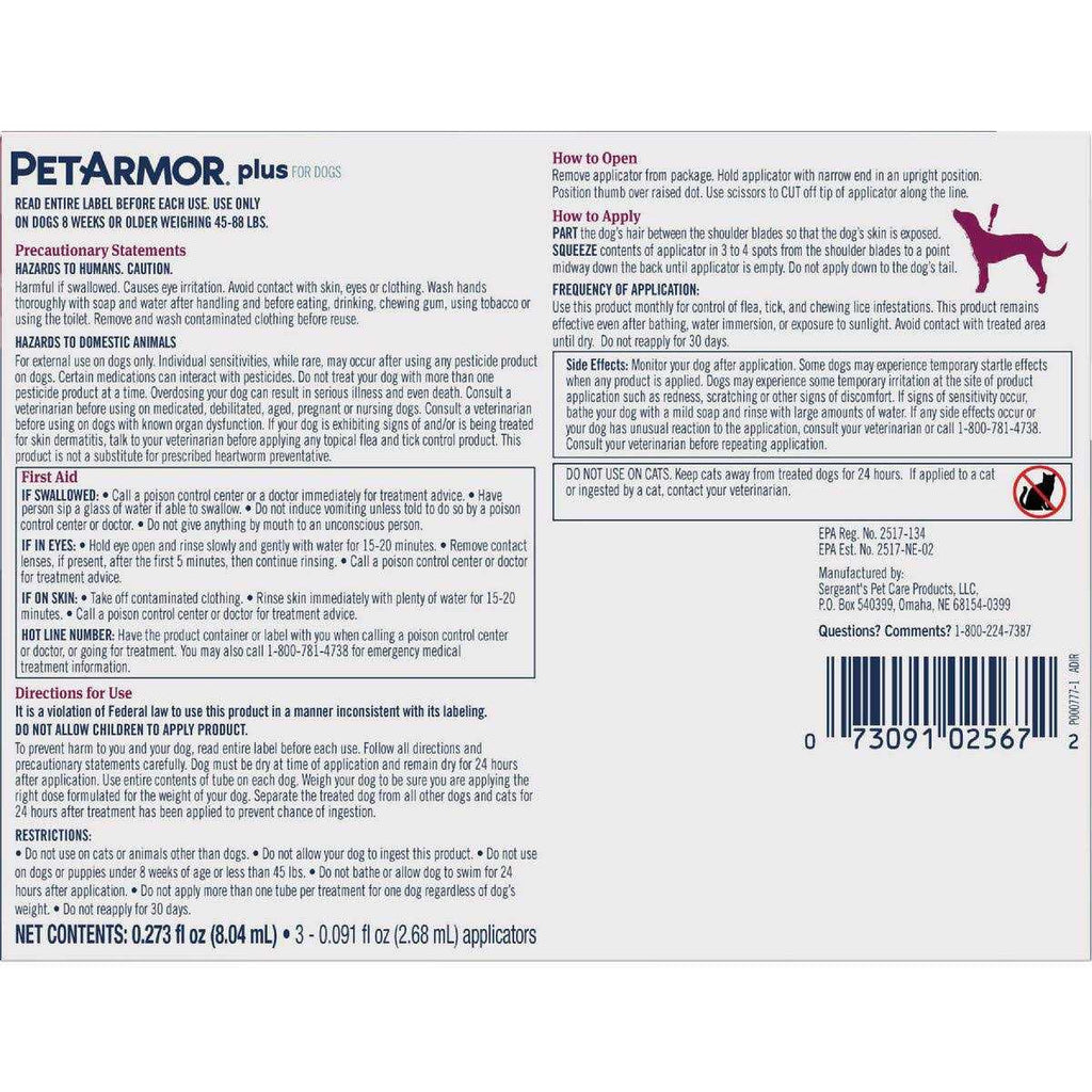 Flea Tick Treatment for Dogs O560929