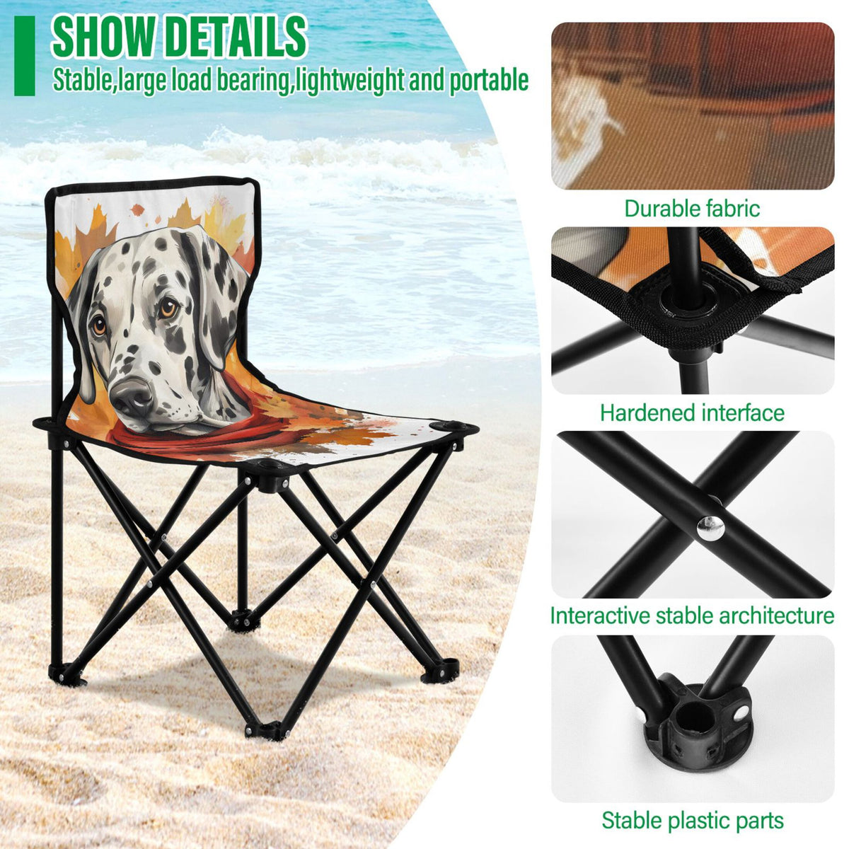 Portable Camping Chair with Carry Bag N721471