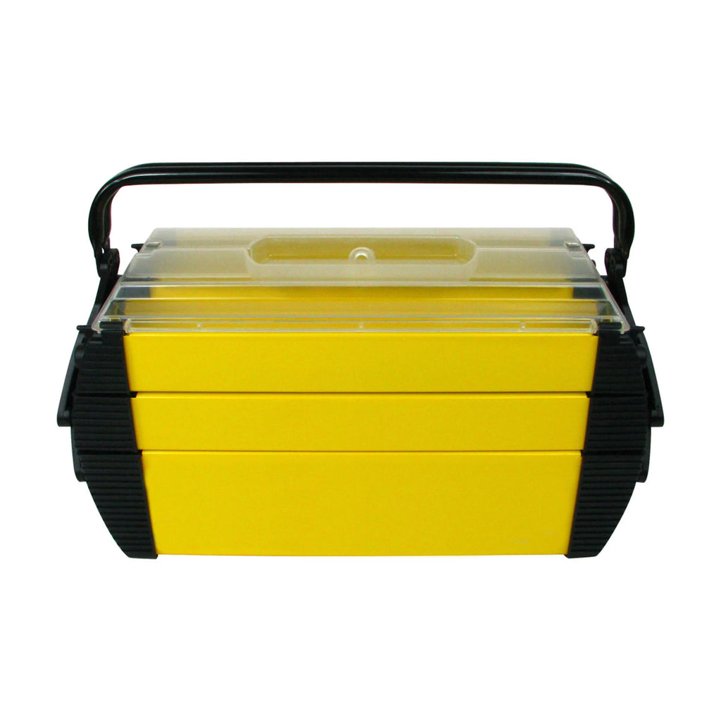 3-Tier Portable Plastic Tool Box with 5 Compartments U898671