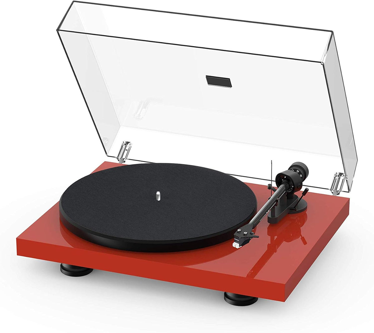 High Gloss Black Turntable with Carbon Fiber Tonearm and Sumiko Rainier Phono Cartridge R618202