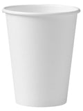 12 oz White Poly Paper Hot Cup N581