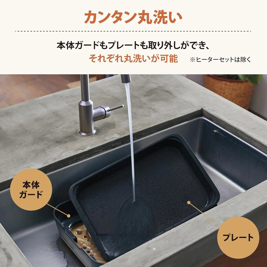 Black Electric Griddle S396