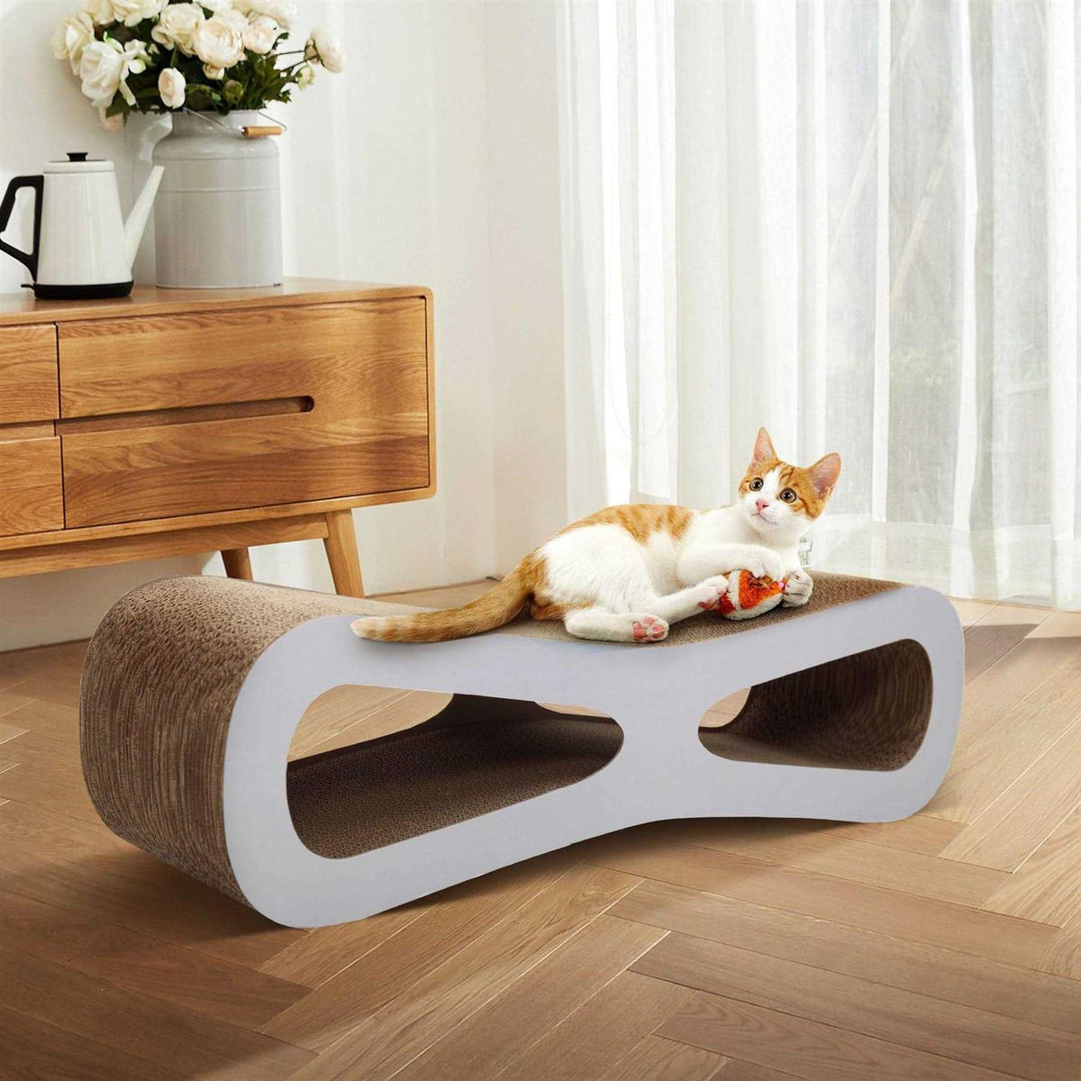 Cardboard Cat Scratcher with Catnip N776