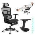 Ergonomic Mesh Office Chair with Footrest and Lumbar Support Q2414