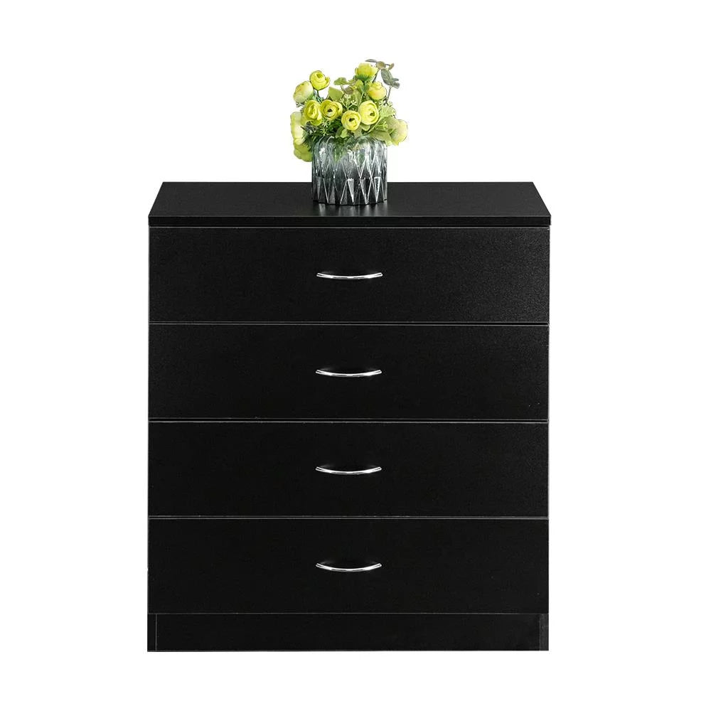 Modern 4 Drawer Dresser Storage Chest Organizer X29607