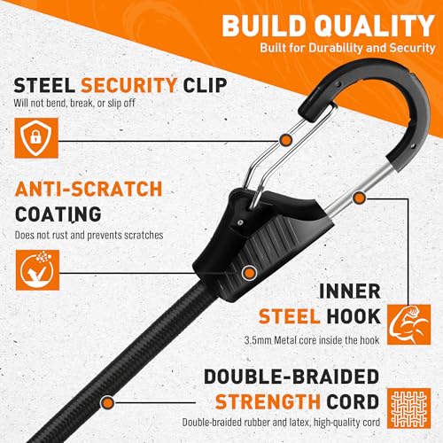 31-Piece Bungee Cords Assortment U847295