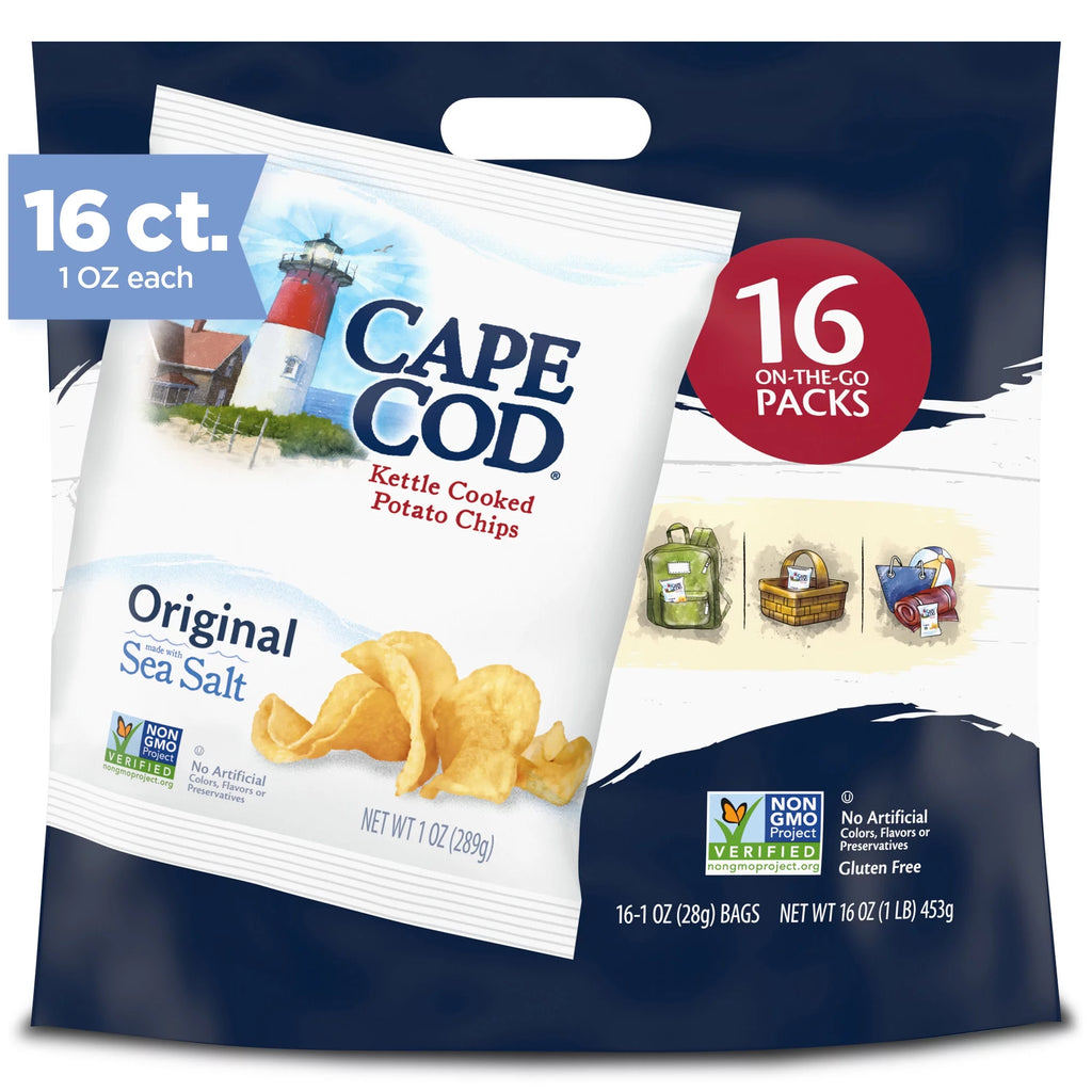 Original Kettle Chips Snack Bags 16 Ct O855