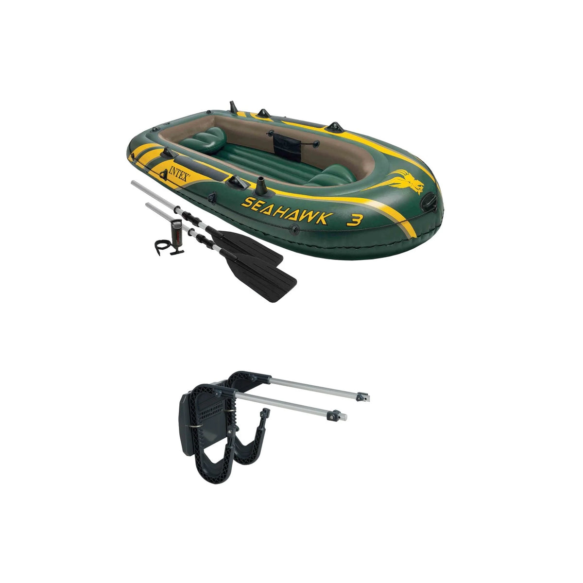 3 Person Boat Set with Oars and Pump J207366
