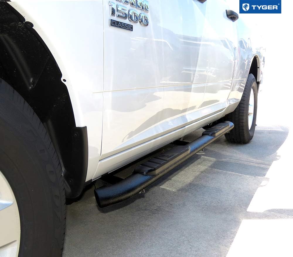 Textured Black Side Step Nerf Bars J314