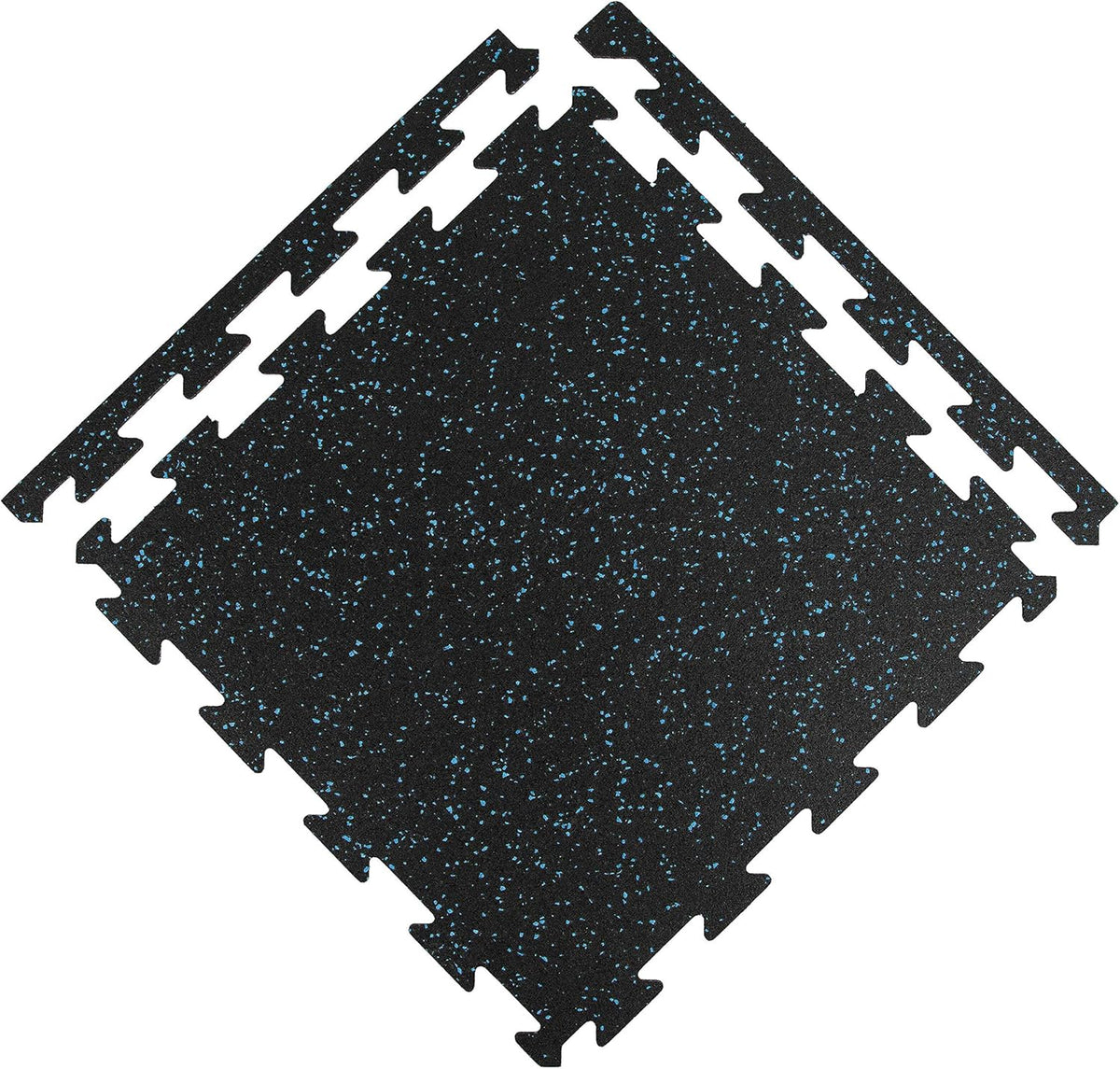 1/4 Inch Thick Eco-Lock Rubber Interlocking Floor Tiles Z6876