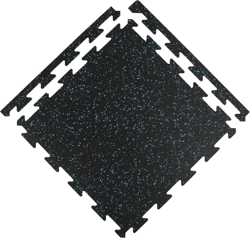 1/4 Inch Thick Eco-Lock Rubber Interlocking Floor Tiles Z6876