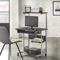 Espresso Mobile Computer Desk N97145