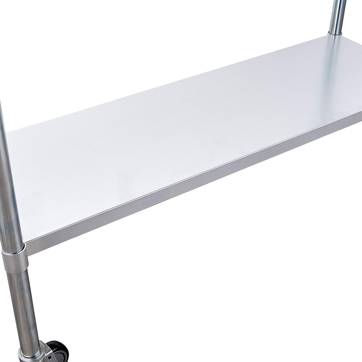 Stainless Steel Table 24 x 60 Inches with Caster Wheels and Undershelf N1451