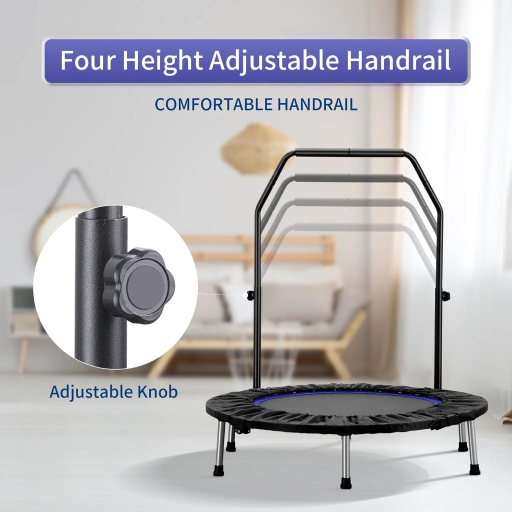 40 Mini Trampoline Rebounder with Adjustable Foam Handle H604231