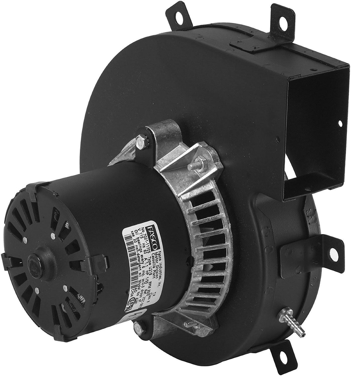 Blower, 8-7/8 in. Overall H, 115VAC B34962