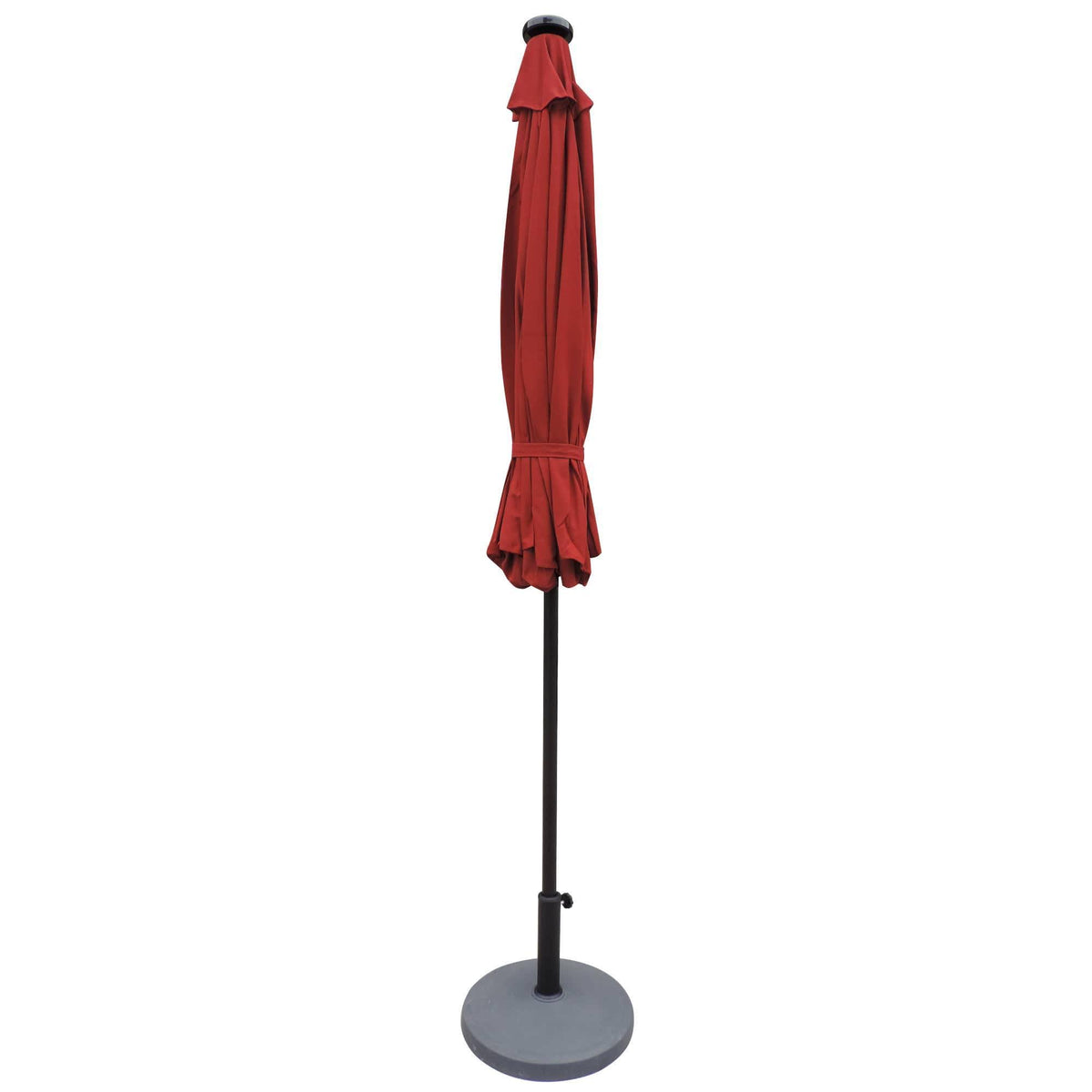 9-ft Octagonal Market Umbrella Red Olefin Canopy B45333