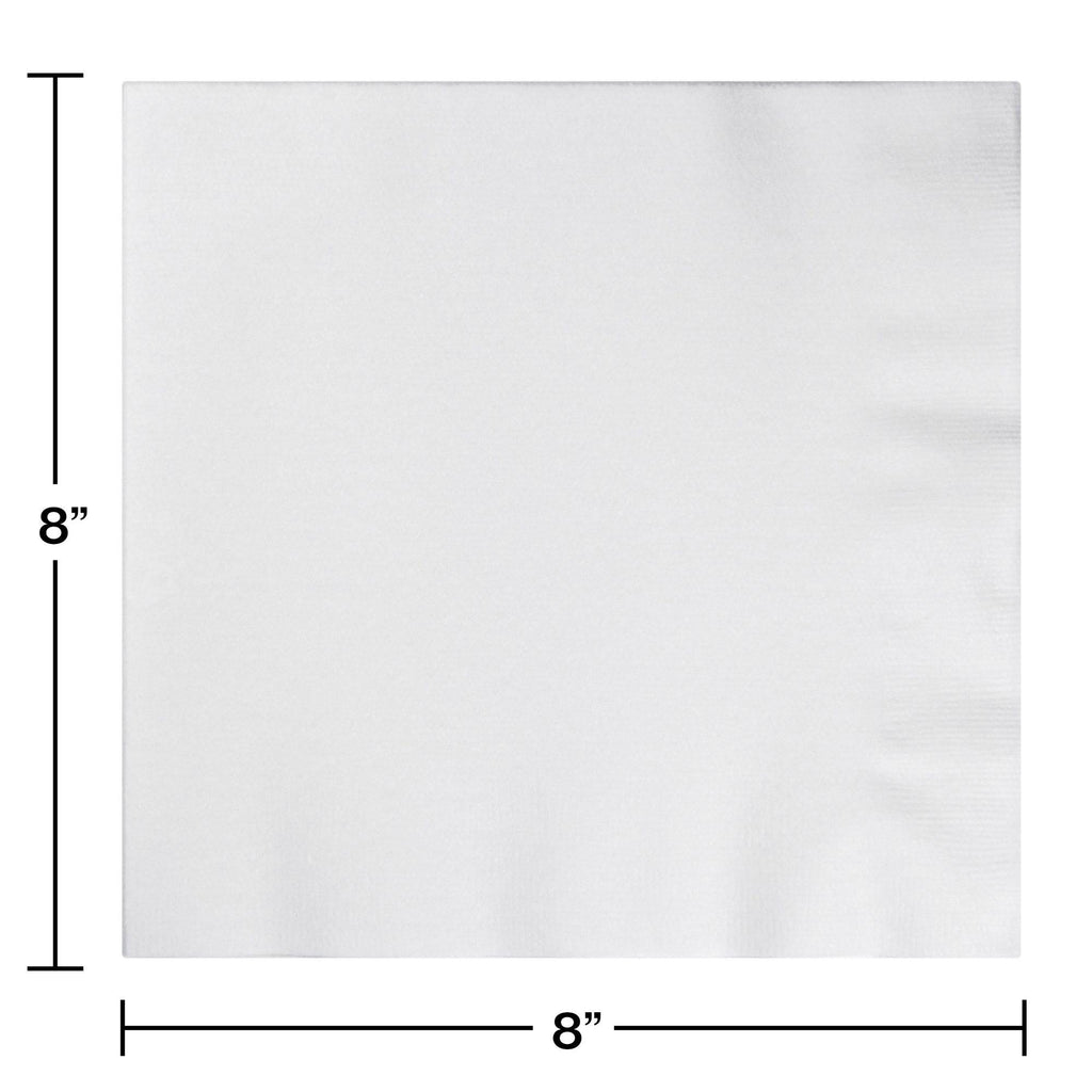 600 White Airlaid Catering Dinner Napkins T34494