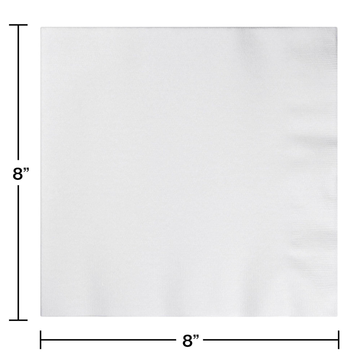 600 White Airlaid Catering Dinner Napkins T34494