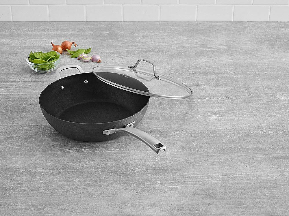 12-in. Nonstick Jumbo Fryer Pan with Cover I387