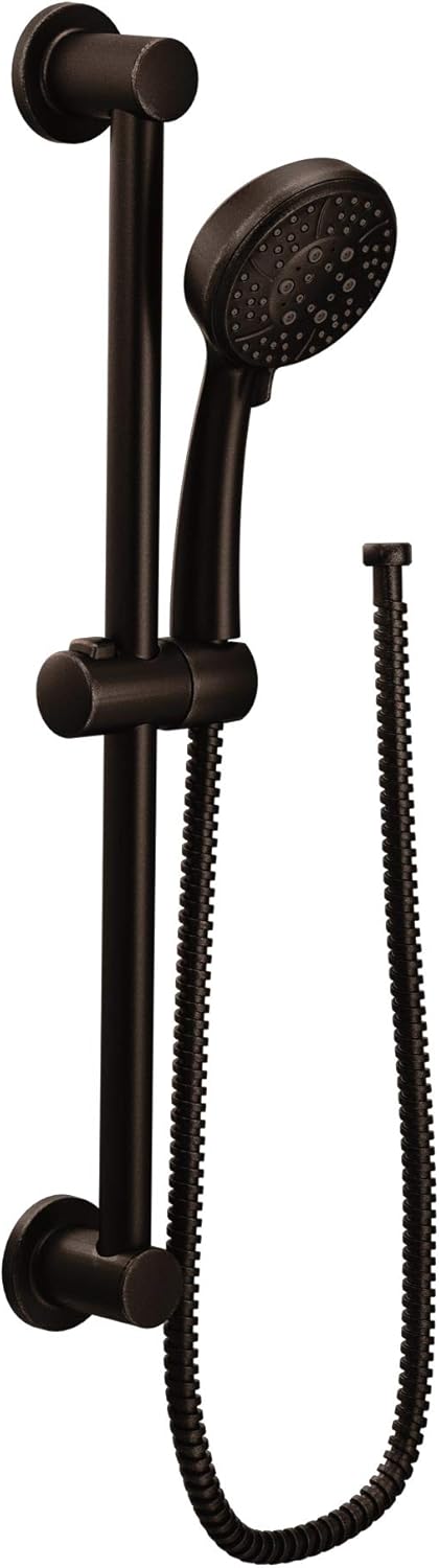 Chrome 4-Spray Handheld Showerhead with 69-Inch Hose and 30-Inch Slide Bar N727