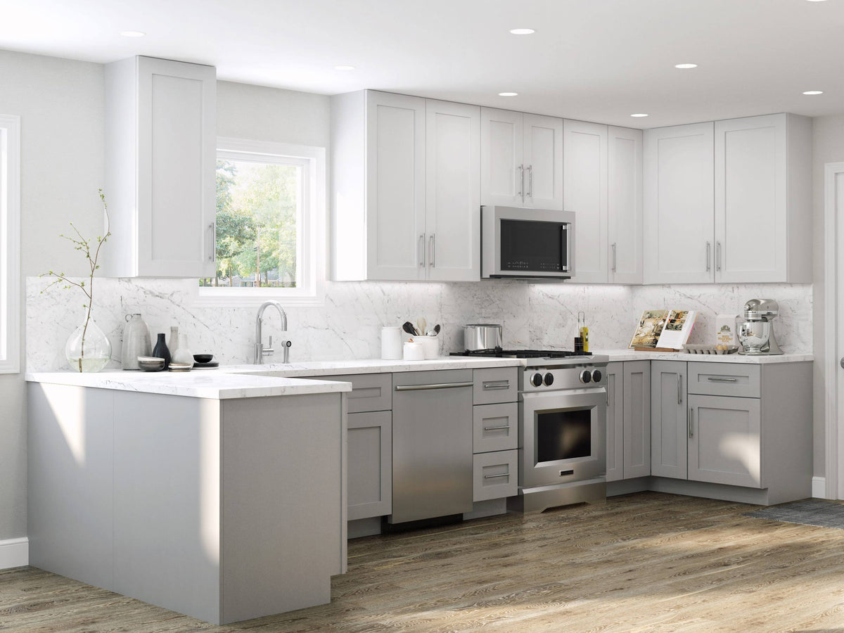 White Shaker 18 in. x 84 in. x 24 in. Pantry Cabinet I375684