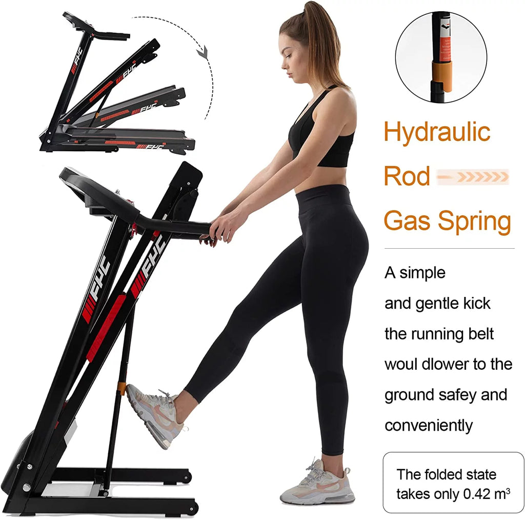 3.5HP Folding Treadmill with Incline W3845