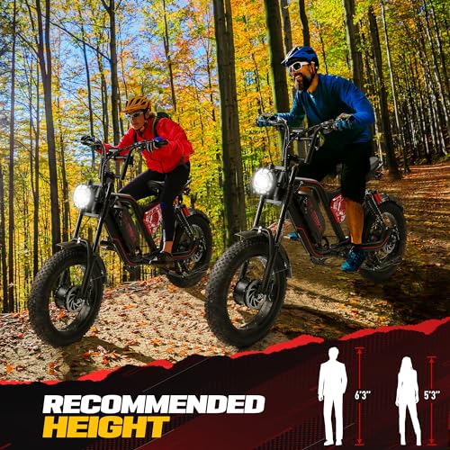 3000W Folding Electric Bike with 48V Battery, 26x4.0 Fat Tire, Full Suspension, 7-Speed Gear P53127