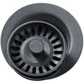 Dusk Gray Polymer Disposer Flange with Removable Basket Strainer Y10154
