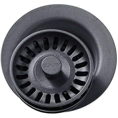 Dusk Gray Polymer Disposer Flange with Removable Basket Strainer Y10154
